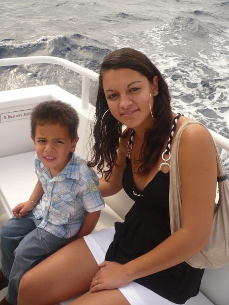 moi et mon petit yab sur le grand bleu,super journée